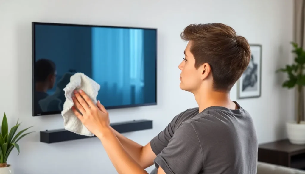 flat screen tv cleaner