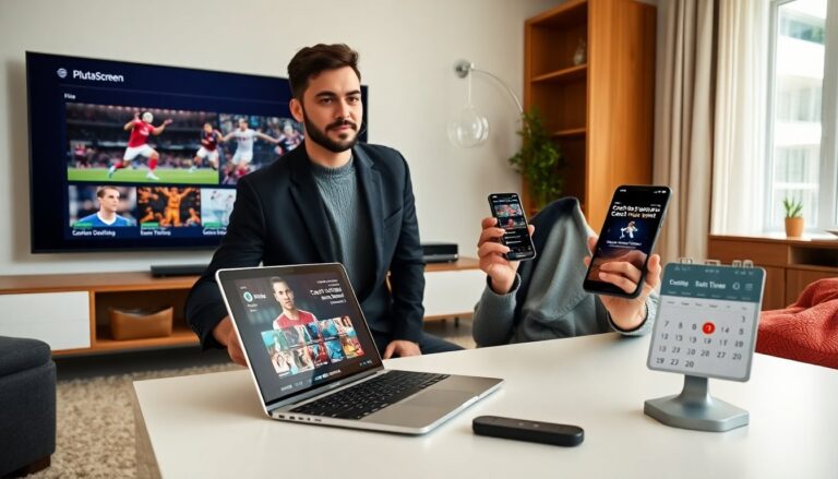 plutoscreen catch the latest sporting event